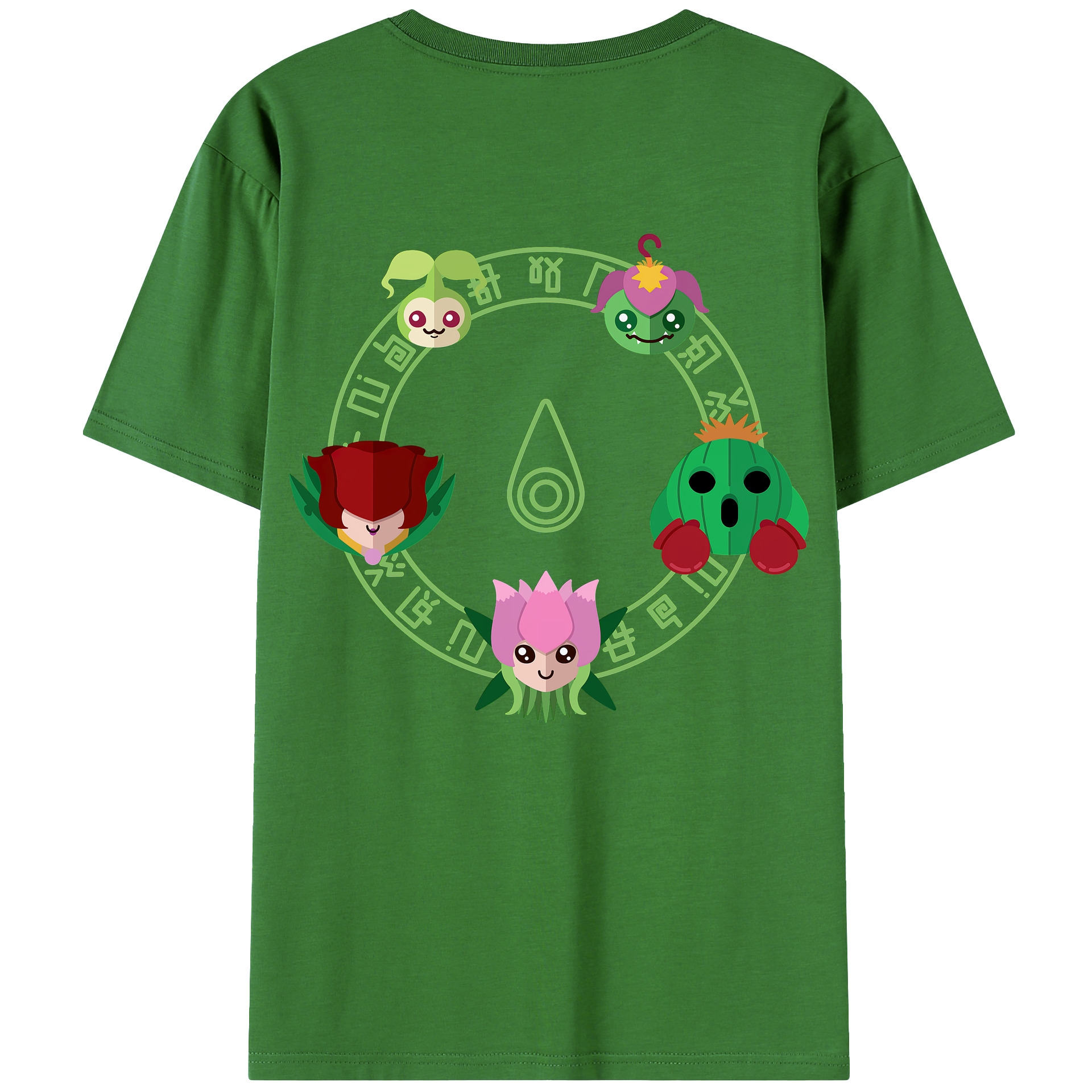 （画像用） Digimon デジタルモンスター/デジモン レディース半袖Tシャツ(バックプリント)